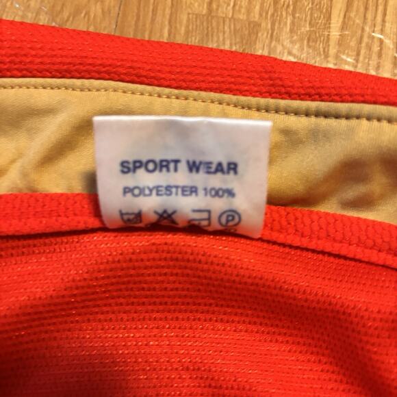 FB Battery Red Soccer Jersey Polo Shirt Large - Picture 8 of 8